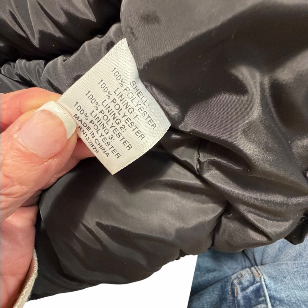 Lovers and Friends Metallic Puffer Jacket Sz XXS - Picture 12 of 14